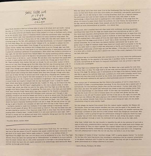 Sonic Youth ~ Hold That Tiger (Vinyl) - Djungel & Jazz