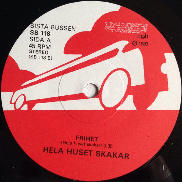 Hela Huset Skakar ~ Frihet (Vinyl) - Djungel & Jazz
