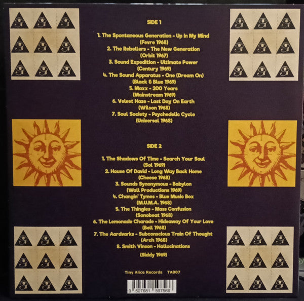 Various ~ Up In My Mind: 15 Fuzzed Out Acid Tabs From The Lysergic Sixties (Vinyl) - Djungel & Jazz