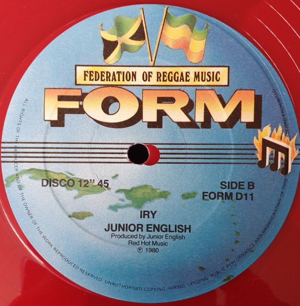 Junior English : You Are So Good To Me (12", Red)