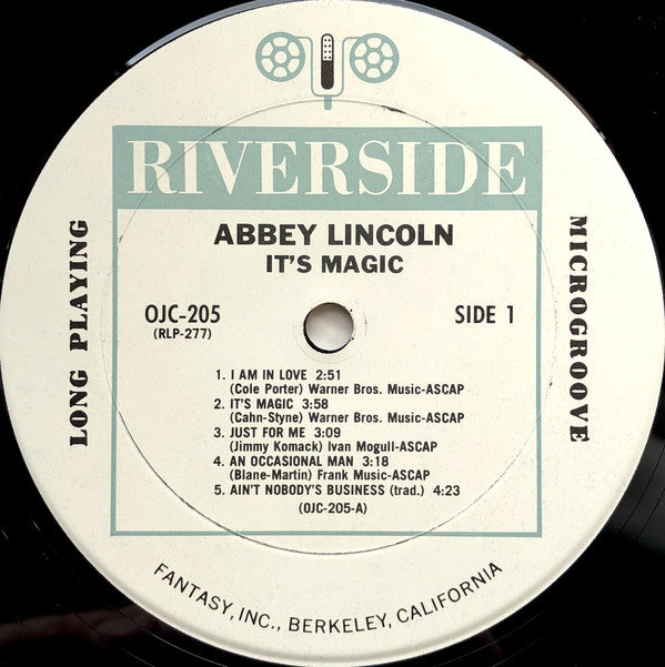 Abbey Lincoln : It's Magic (LP, Album, Mono, RE)