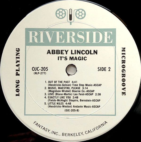 Abbey Lincoln : It's Magic (LP, Album, Mono, RE)