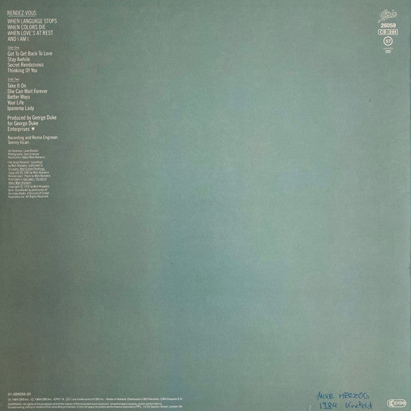 George Duke ~ Rendezvous (Vinyl) - Djungel & Jazz