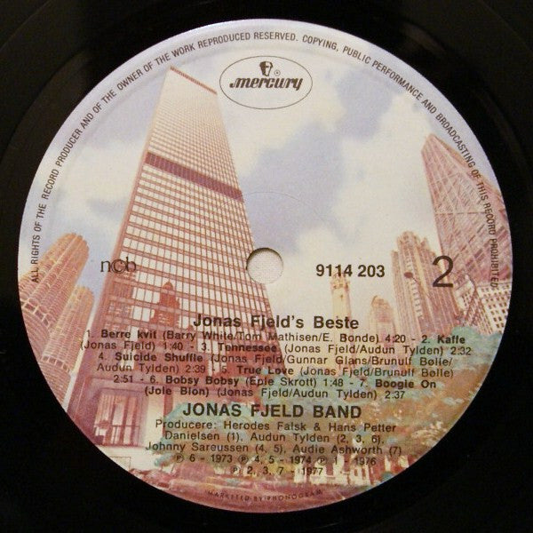 Jonas Fjeld Band ~ Jonas Fjeld's Beste (Vinyl) - Djungel & Jazz