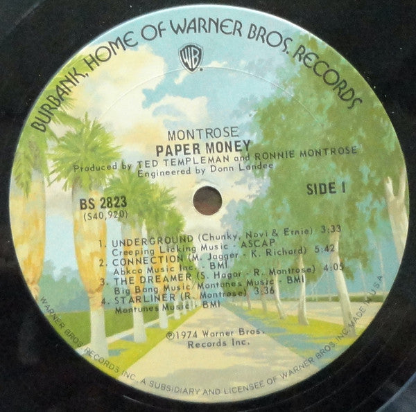 Montrose ~ Paper Money (Vinyl) - Djungel & Jazz