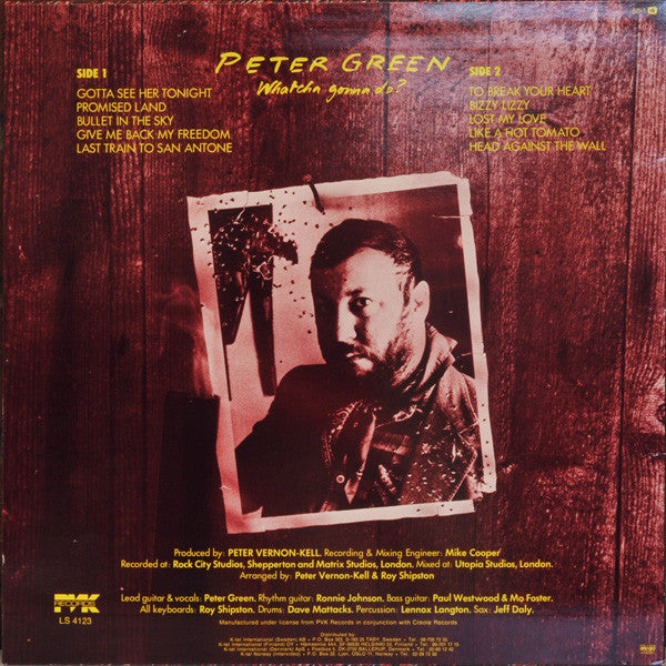 Peter Green ~ Whatcha Gonna Do? (Vinyl) - Djungel & Jazz