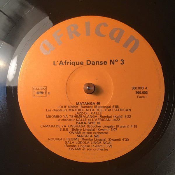 Various ~ L'Afrique Danse N° 3 (Vinyl) - Djungel & Jazz