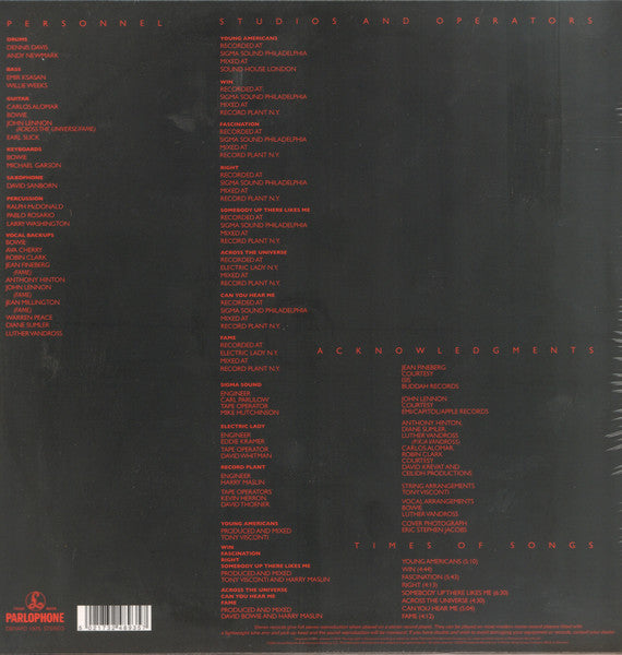 David Bowie ~ Young Americans (Vinyl) - Djungel & Jazz