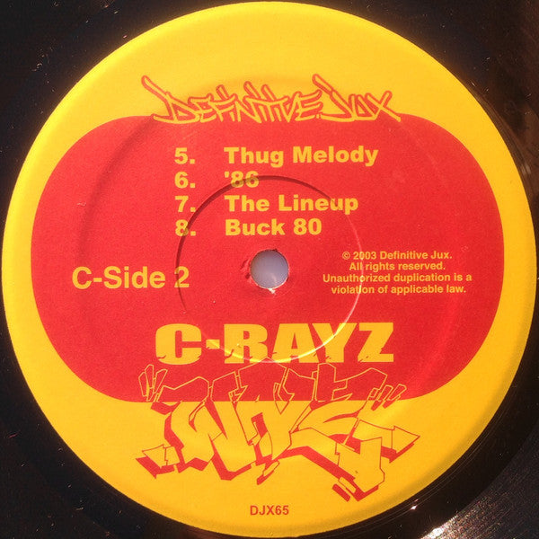 C-Rayz Walz ~ Ravipops (The Substance) (Vinyl) - Djungel & Jazz