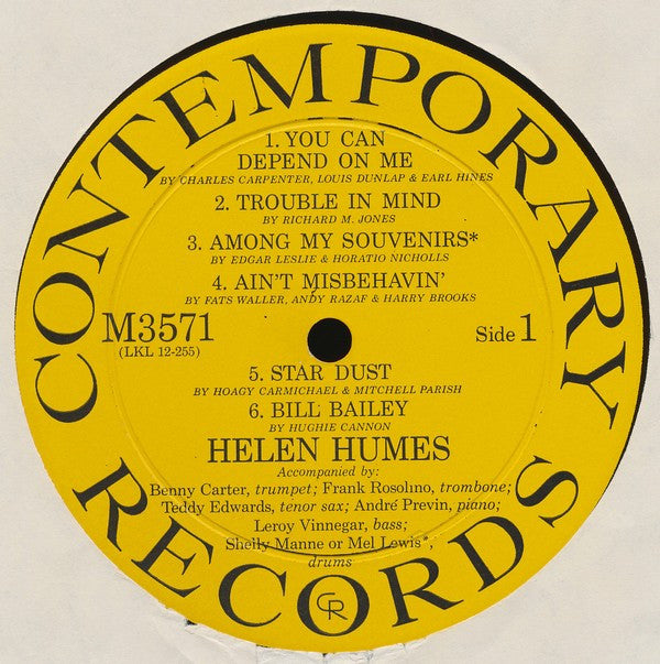 Helen Humes ~ Helen Humes (Vinyl) - Djungel & Jazz