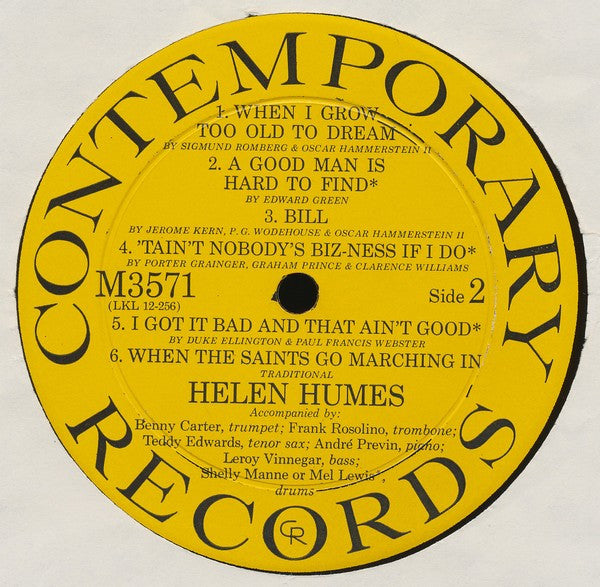 Helen Humes ~ Helen Humes (Vinyl) - Djungel & Jazz