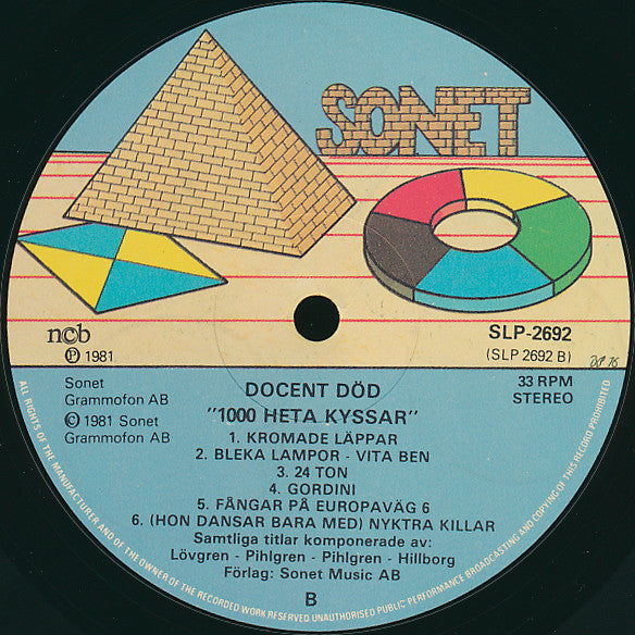Docent Död ~ Tusen Heta Kyssar Från Docent Död (Vinyl) - Djungel & Jazz