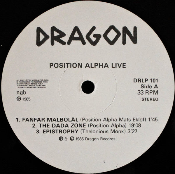 Position Alpha ~ The Great Sound Of Sound (Vinyl) - Djungel & Jazz