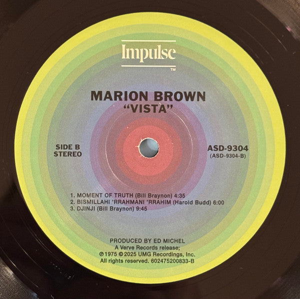 Marion Brown ~ Vista (Vinyl) - Djungel & Jazz