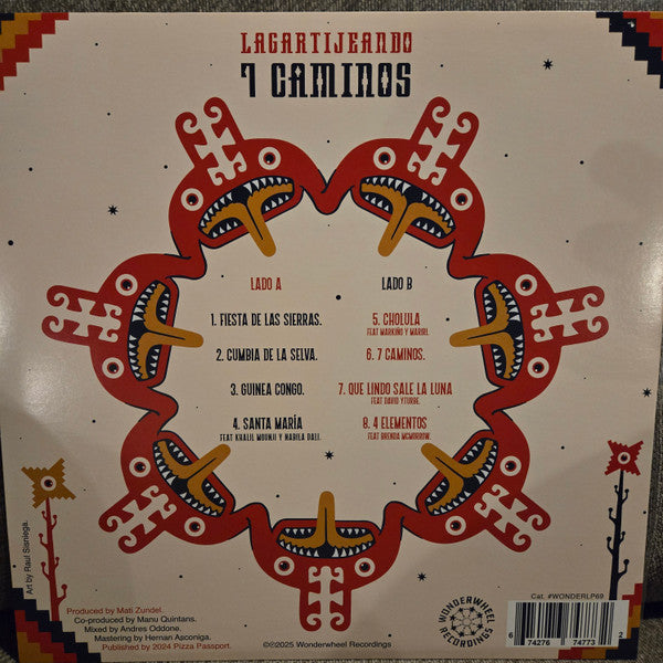 Lagartijeando : 7 Caminos (LP, Album, Tan)