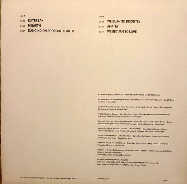 Anoushka Shankar ~ Chapter III: We Return To Light (Vinyl) - Djungel & Jazz