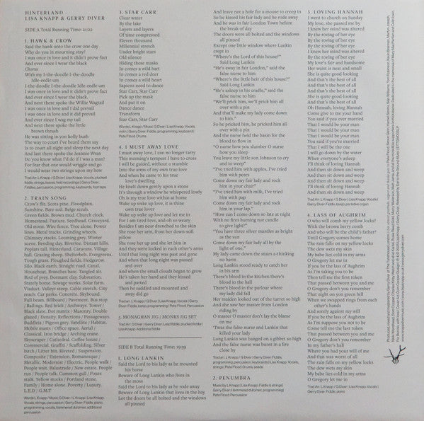 Lisa Knapp & Gerry Diver ~ Hinterland (Vinyl) - Djungel & Jazz