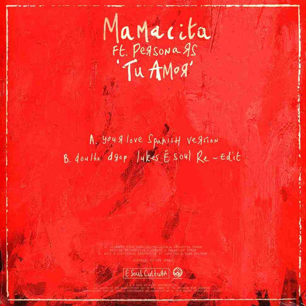 Mamacita feat. Persona Rs ~ Tu Amor (Vinyl) - Djungel & Jazz