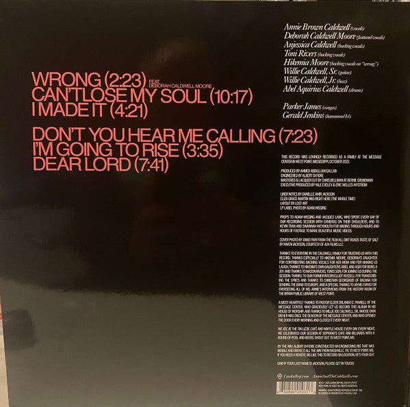 Annie & The Caldwells ~ Can't Lose My (Soul) (Vinyl) - Djungel & Jazz