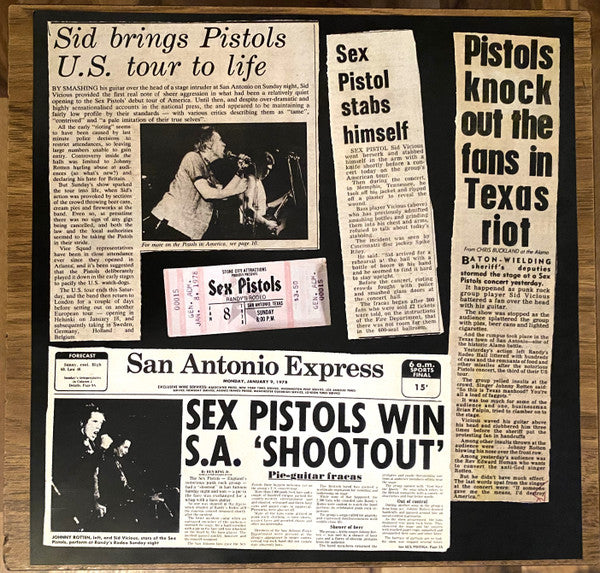 Sex Pistols ~ Live In The U.S.A (Longhorns Ballroom, Dallas) January 10th 1978 (Vinyl) - Djungel & Jazz