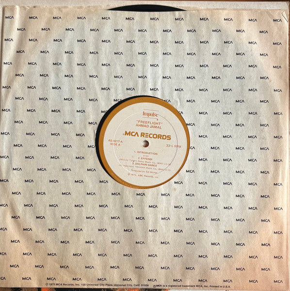 Ahmad Jamal ~ Freeflight (Vinyl) - Djungel & Jazz