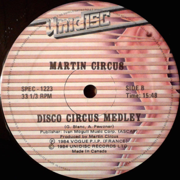Martin Circus : Disco Circus (12")