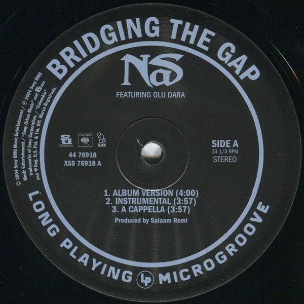 Nas ~ Bridging The Gap (Vinyl) - Djungel & Jazz