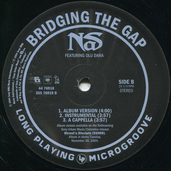 Nas ~ Bridging The Gap (Vinyl) - Djungel & Jazz