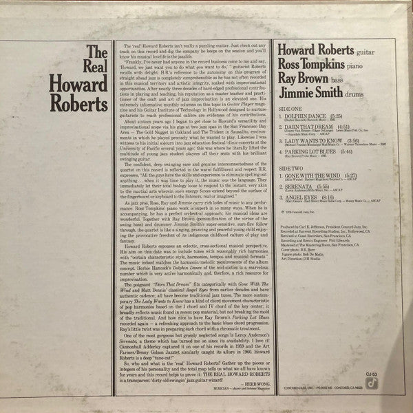 Howard Roberts ~ The Real Howard Roberts (Vinyl) - Djungel & Jazz