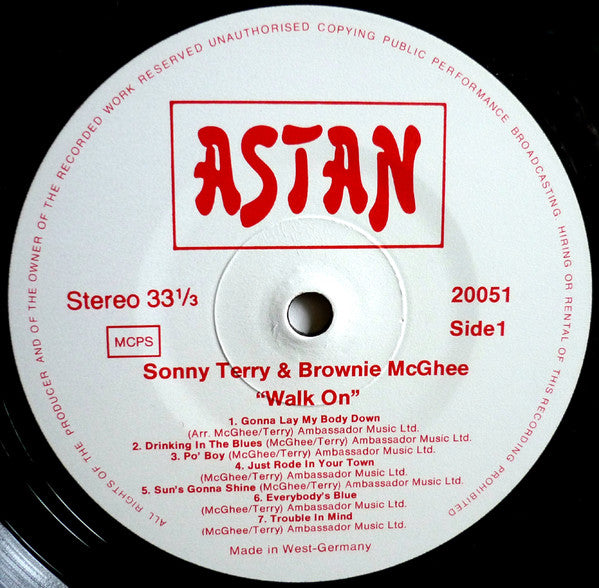 Sonny Terry & Brownie McGhee ~ Walk On (Vinyl) - Djungel & Jazz