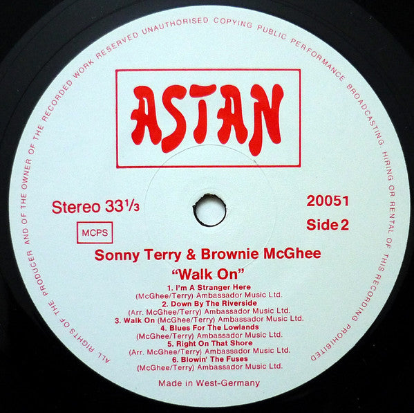 Sonny Terry & Brownie McGhee ~ Walk On (Vinyl) - Djungel & Jazz