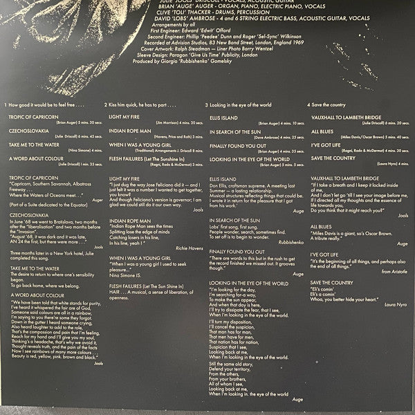 Julie Driscoll, Brian Auger & The Trinity ~ Streetnoise (Vinyl) - Djungel & Jazz