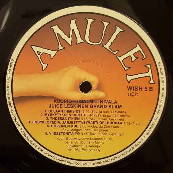 Juice Leskinen Grand Slam : Kuopio-Iisalmi-Nivala (2xLP, Album)