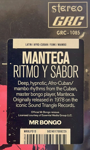 Manteca ~ Ritmo Y Sabor (Vinyl) - Djungel & Jazz