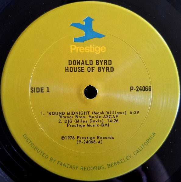 Donald Byrd ~ House Of Byrd (Vinyl) - Djungel & Jazz