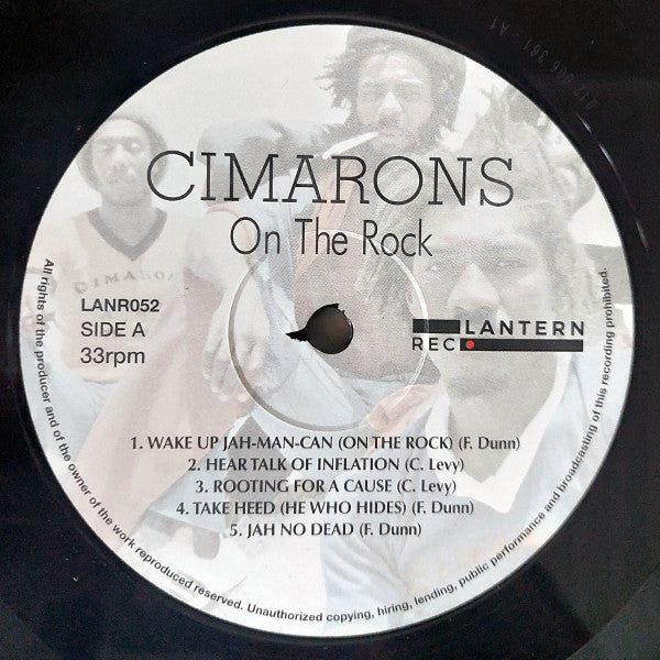 Cimarons ~ On The Rock (Vinyl) - Djungel & Jazz
