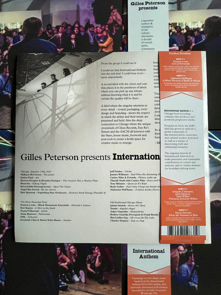 Gilles Peterson ~ Gilles Peterson Presents International Anthem (Vinyl) - Djungel & Jazz