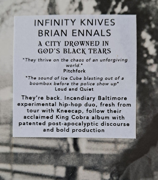 Infinity Knives & Brian Ennals ~ A City Drowned In God's Black Tears (Vinyl) - Djungel & Jazz