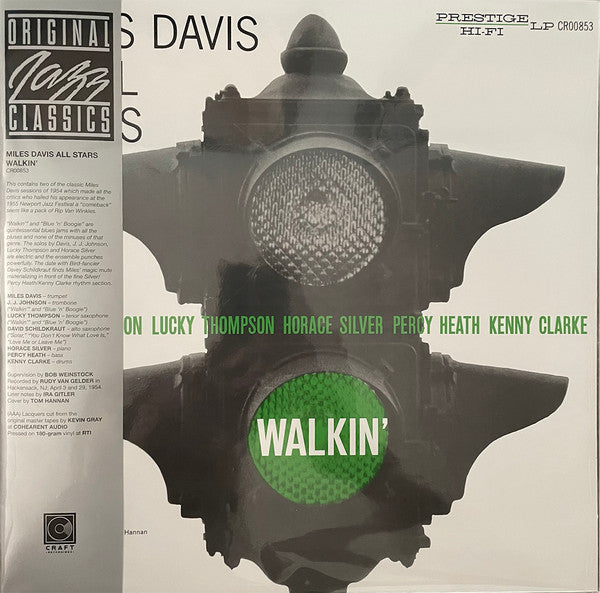 Miles Davis All Stars ~ Walkin' (Vinyl) - Djungel & Jazz