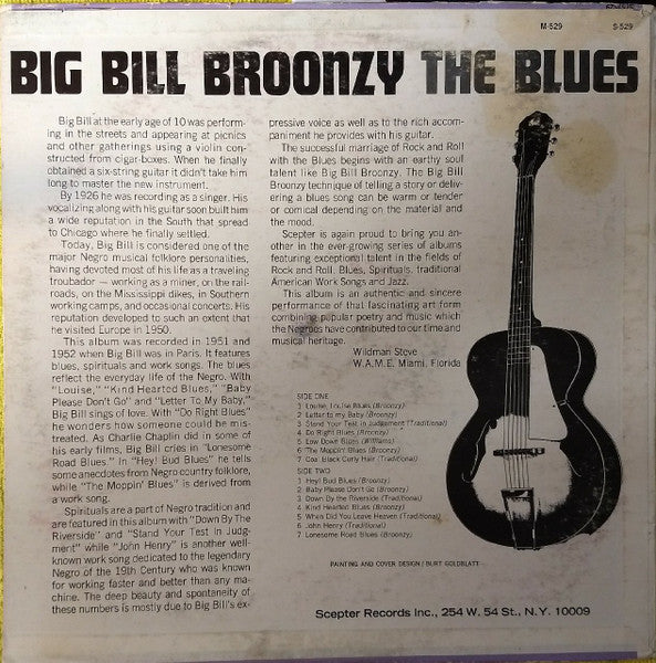 Big Bill Broonzy ~ The Blues (Vinyl) - Djungel & Jazz
