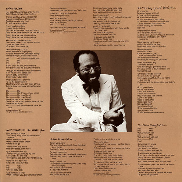 Curtis Mayfield ~ Never Say You Can't Survive (Vinyl) - Djungel & Jazz