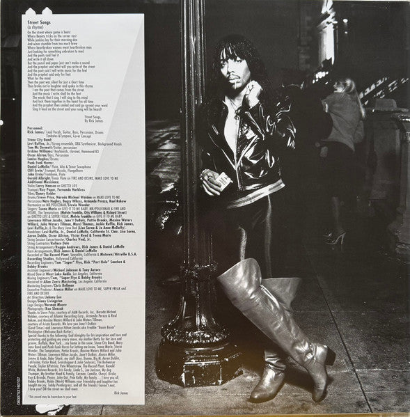 Rick James ~ Street Songs (Vinyl) - Djungel & Jazz