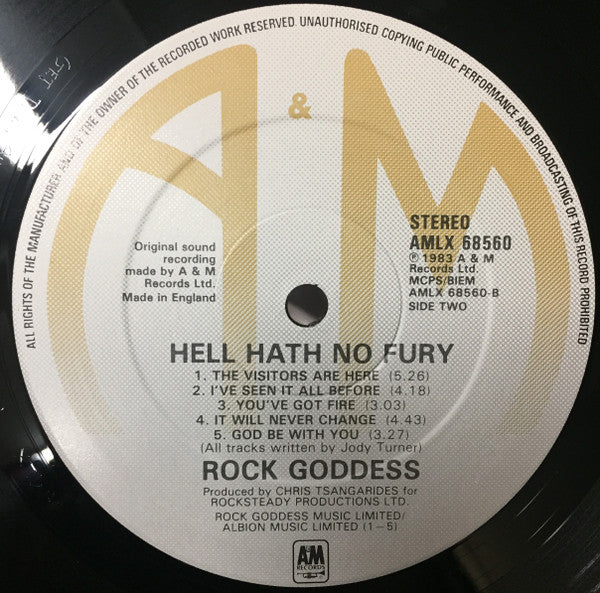 Rock Goddess : Hell Hath No Fury (LP, Album)