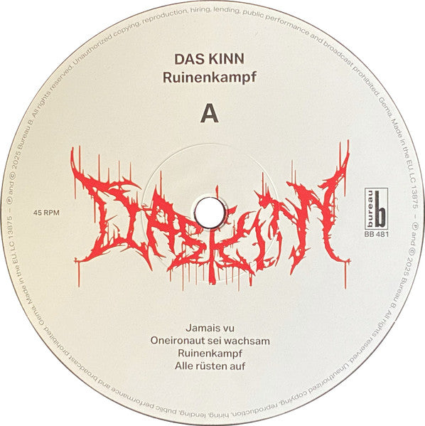 Das Kinn ~ Ruinenkampf (Vinyl) - Djungel & Jazz