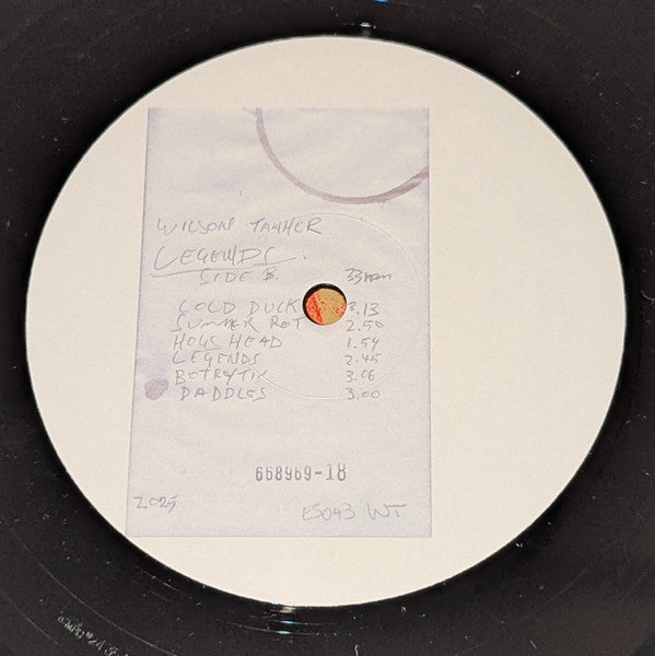 Wilson Tanner ~ Legends (Vinyl) - Djungel & Jazz