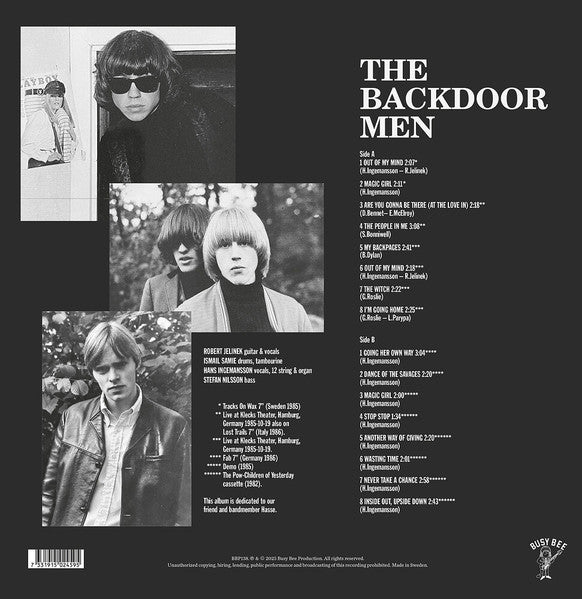 The Backdoor Men ~ He Was A Friend Of Mine (Vinyl) - Djungel & Jazz