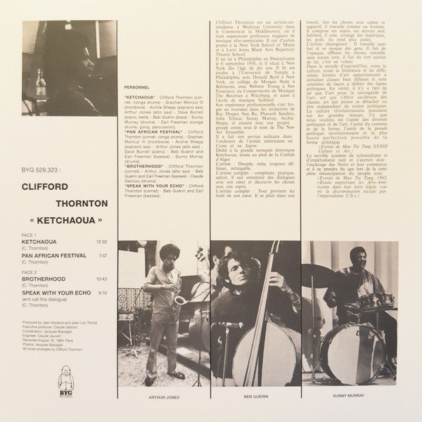 Clifford Thornton ~ Ketchaoua (Vinyl) - Djungel & Jazz