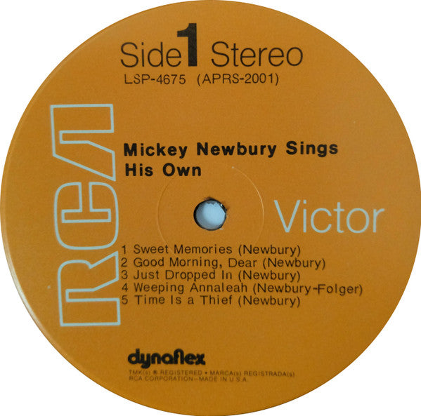 Mickey Newbury ~ Sings His Own (Vinyl) - Djungel & Jazz