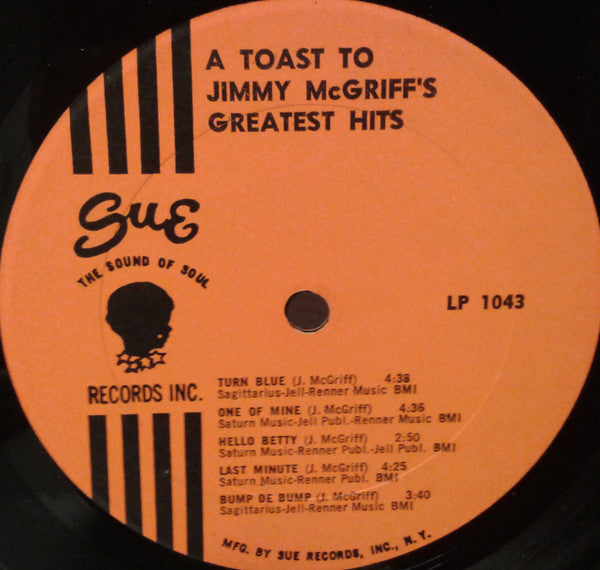 Jimmy McGriff : A Toast To Jimmy McGriff's Greatest Hits (LP, Comp)