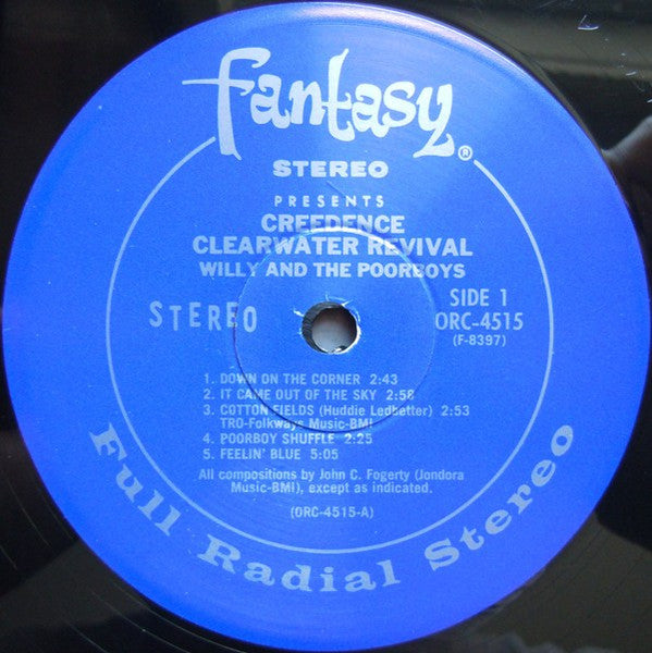 Creedence Clearwater Revival : Willy And The Poor Boys (LP, Album, RE, 180)